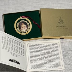 1993 White House Historical Society Christmas Ornament
